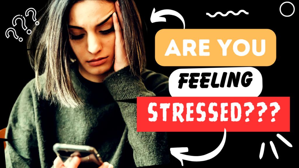 ARE YOU feeling stressed